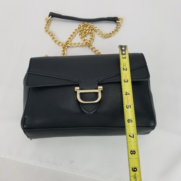 COPY - NINE WEST BEDFORD Black Crossbody Gold Ton… - Picture 3 of 8